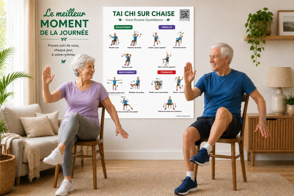 Affiche Tai Chi à imprimer lui, pour elle, ou pour les deux