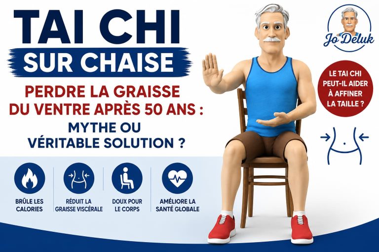 Taichi sur chaise, perdre la graisse du ventre après 50 ans, mythe ou véritable solution
