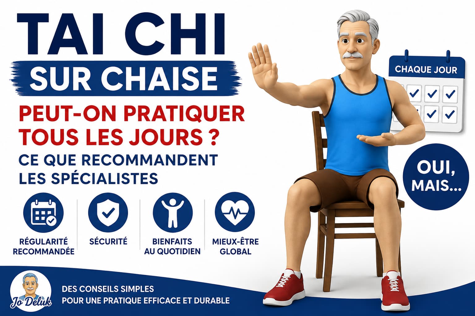 Tai chi sur chaise peut-on pratiquer le Tai chi tous les jours?